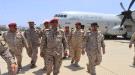 The Chief of General Staff arrives in Aden...