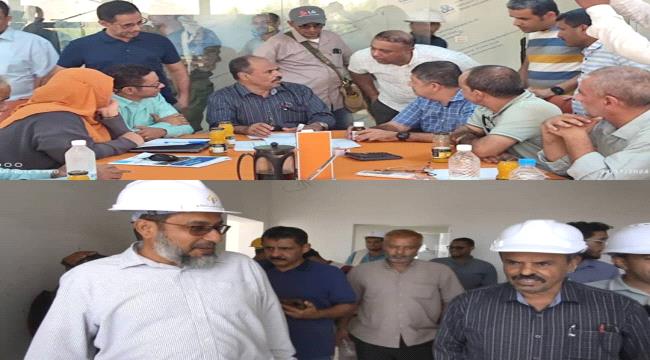 الحيد يطلع على جهوزية الشركة الدوائية الحديثة ويتفقد العمل بمدينة "قصور عدن"
