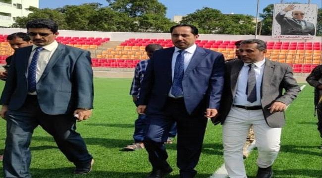 صحفي : جهود الوزير نايف البكري تحويل ملعب الحبيشي إلى واحة رياضية متألقة ومهيأة لاحتضان مختلف البطولات الرياضية في عدن 