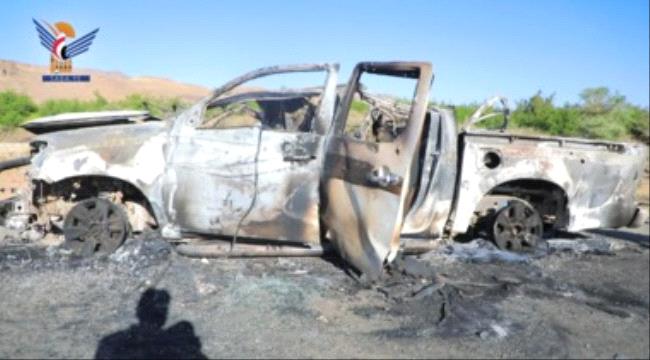 طائرة أمريكية بدون طيار تستهدف سيارة في صعدة.."صورة"
