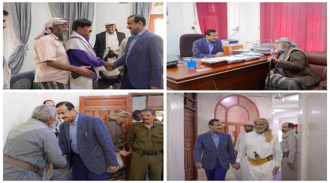 شبوة : اصطفاف شعبي واسع يؤكد دعم ومساندة جهود المحافظ بن الوزير