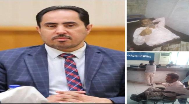 (بعد متابعه شخصية من قبل معالي الوزير نايف البكري) الاستاذ هاشم الوحصي تحت العناية الصحية بمستشفى النقيب