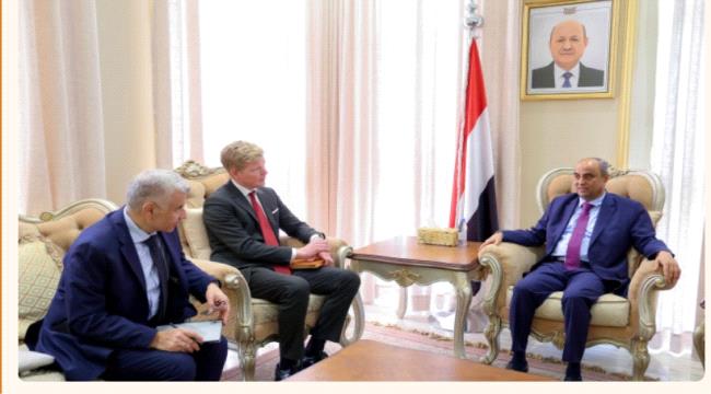 رئيس الوزراء يستقبل المبعوث الخاص للأمم المتحدة الى اليمن 