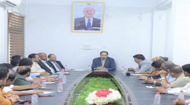 وزير الشباب والرياضة يلتقي مدراء عموم فروع مكاتب الوزارة في المحافظات المحررة