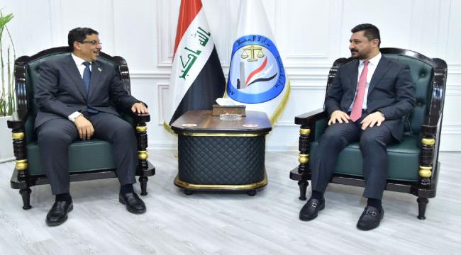 بن مبارك يبحث مع وزير العدل العراقي ملف اليمنيين المعتقلين في العراق