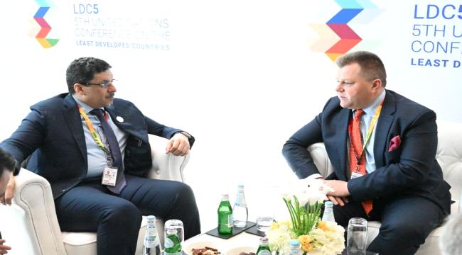 بن مبارك يبحث مع نائب وزير الخارجية الليتواني تنسيق مواقف البلدين في المحافل الدولية