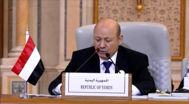 الرئيس العليمي : على سلطة الاحتلال الاسرائيلي أن تدرك أن الدولة ذات السيادة هي مصير حتمي لنضال الشعب الفلسطيني