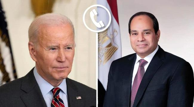 الرئيس السيسي للرئيس الأمريكي : مصر لم ولن تسمح بتهجير الفلسطينيين من أراضيهم إلى الأراضي المصرية