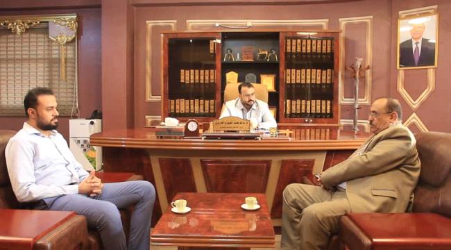 وزير الأشغال يلتقي نائب محافظ لحج