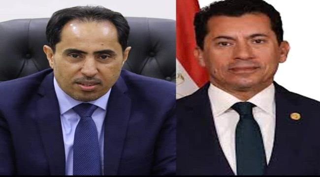 الوزير البكري يهنىء اشرف صبحي بمناسبة تعيينة وزيرًا لشباب والرياضة بمصر
