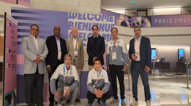 الوزير البكري يزور بعثة بلادنا المشاركة في أولمبياد باريس