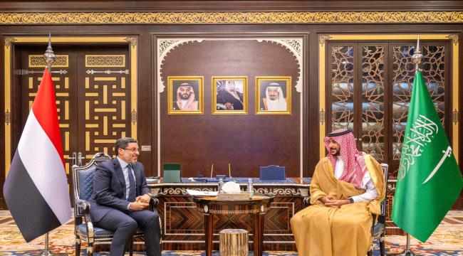 عاجل | رئيس الوزراء يناقش مع وزير الدفاع السعودي أولويات الدعم العاجل لليمن 