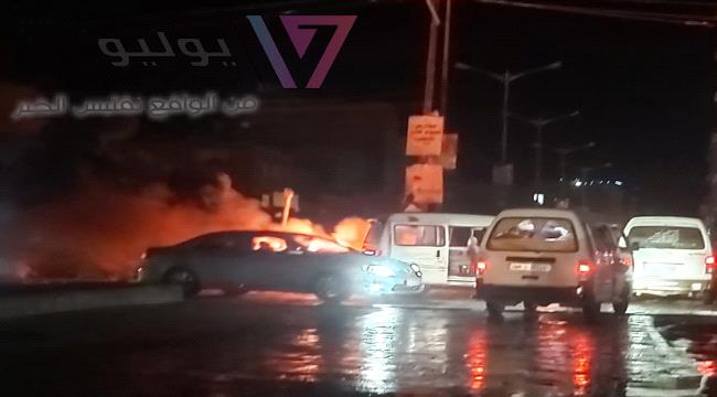 عاجل | الممدارة تنتفض احتجاجا على تدهور الكهرباء.."إشعال للنيران وإغلاق للطرقات" (صورة حصرية)