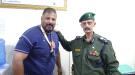العميد خالد عمر الرخم يستقبل بطل اليمن في مصارعة الذراعين أدهم بدر بعد تحقيقه فضيتين آسيويتين...