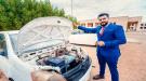 خريجو هندسة عدن يحوّلون سيارة بنزين إلى كهربائية ذكية بالكامل ...