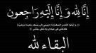 القطيبي يعزي العميد سليمان الزامكي في وفاة خالته...