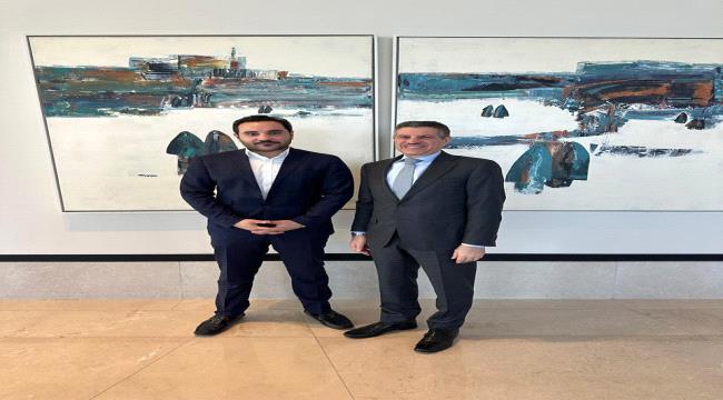 السفير الأمريكي يبحث مع السلطان نواف العفيفي آفاق دعم السلام والمسار السياسي الجنوبي