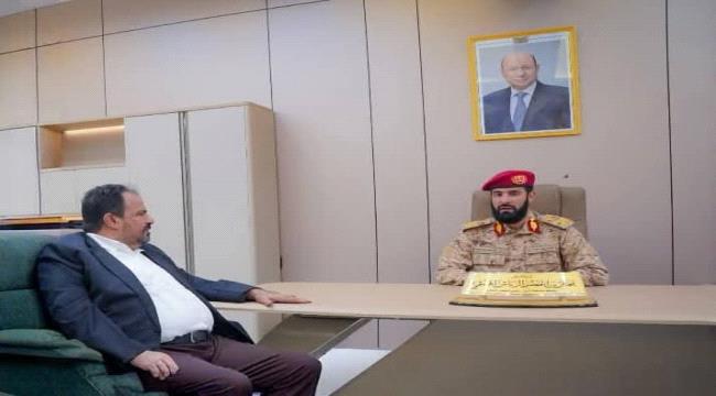 الرباش و الجريري يبحثان إنشاء أول محطة وقود مركزية نموذجية في أبين