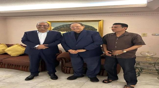 الميسري يجتمع بالرئيس علي ناصر والسفير محمد مارم ...