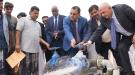 الوزيران الشرجبي والسقطري يدشنان تشغيل مشروع آبار فيشع بالطاقة الشمسية في مديرية حصوين...