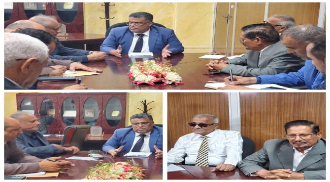 وكيل أول العاصمة عدن يترأس اجتماعاً لوكلاء المحافظة لرفع كفاءة الأداء الخدمي والمؤسسي ...
