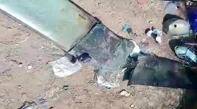 ‏قوات العمالقة الجنوبية تسقط طائرة مسيرة hـوثية في بيحان بمحافظة شبوة ...