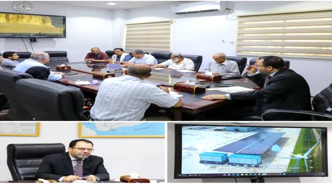 وزير الكهرباء يبحث مع شركة صينية إنشاء محطة طاقة شمسية بقدرة 50 ميجاوات في حضرموت ...