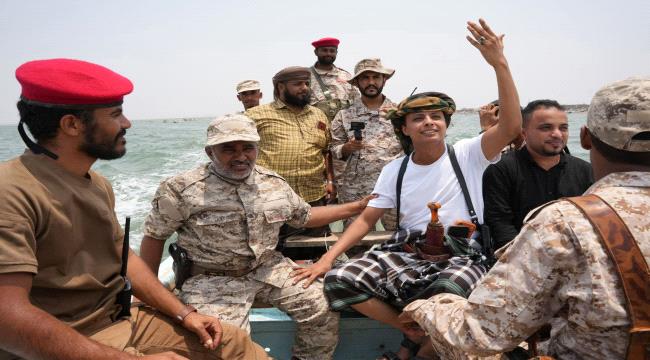 الدكتور سمير السروري يعزي العميد محمود الأغبري في استشهاد نجله بجبهات الصبيحة ...